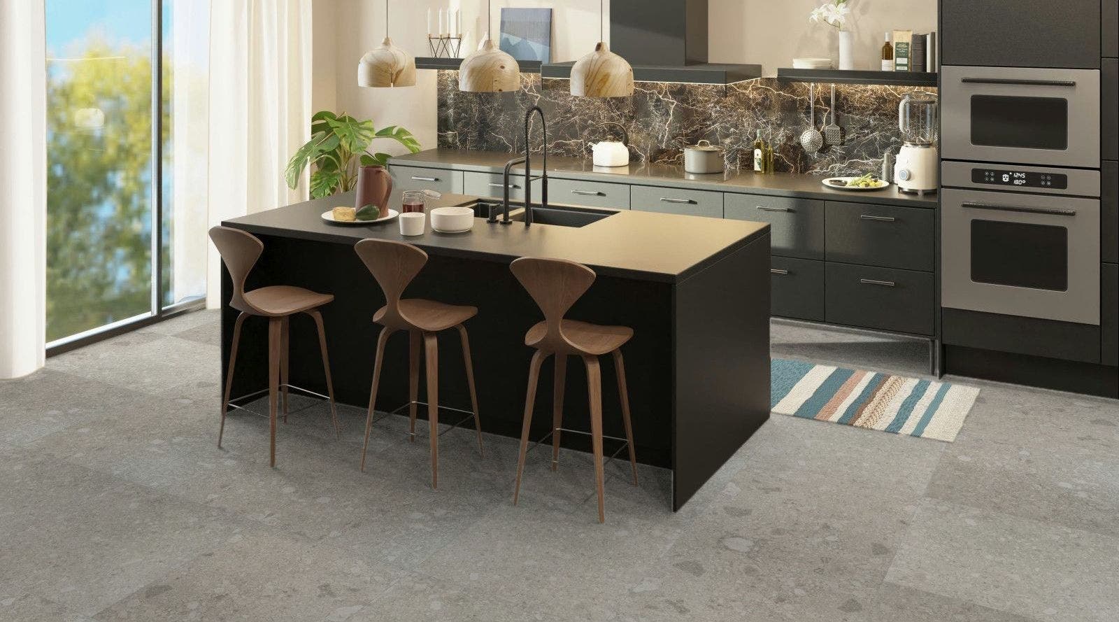 TileBar: Rizo Matte 24x24 Porcelain Tile Silver Beig 1293733