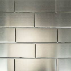 Stainless Steel Metal Subway Tile