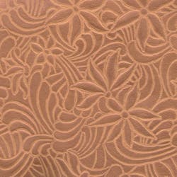 Impressions II Cowhide (NUII) in Poinsettia Pattern