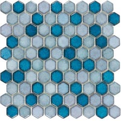 Cabana Mini Hexagon Mosaic