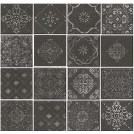 Virginia Tile Texture VITL by Virginia Tile: Persia Mosaic Black 1754457 | Material Bank