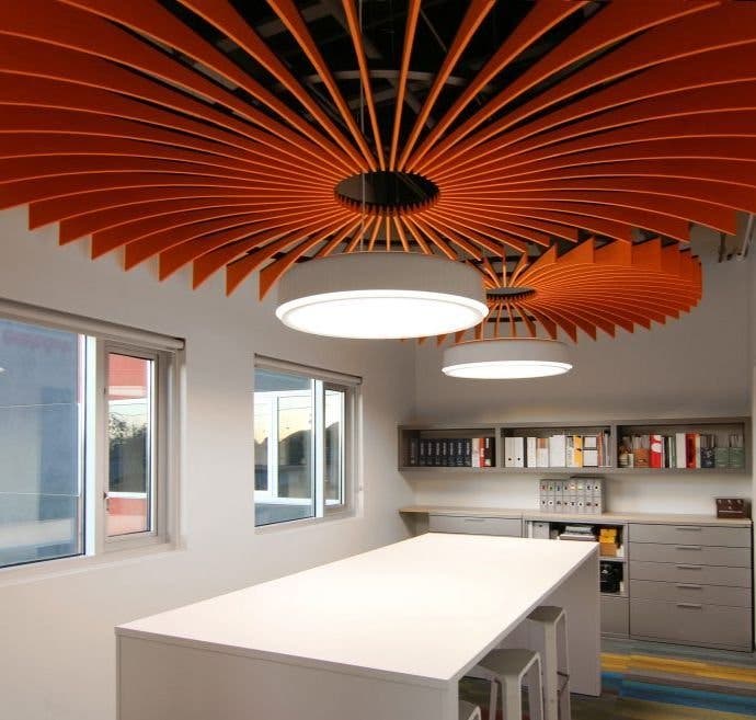 USG: Design Solutions - Colortex™ Radialz 1880508 | Material Bank
