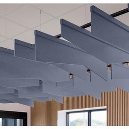Angle Raffle Ceiling felt right: Ceiling Blade Baffle - Angle 2853135 | Material Bank