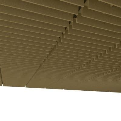 9 mm Linear Grid Acoustic Ceiling Tile | Material Bank