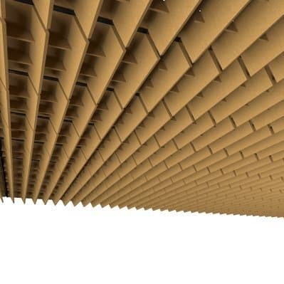 9 mm Louvre Grid Acoustic Ceiling Tile | Material Bank