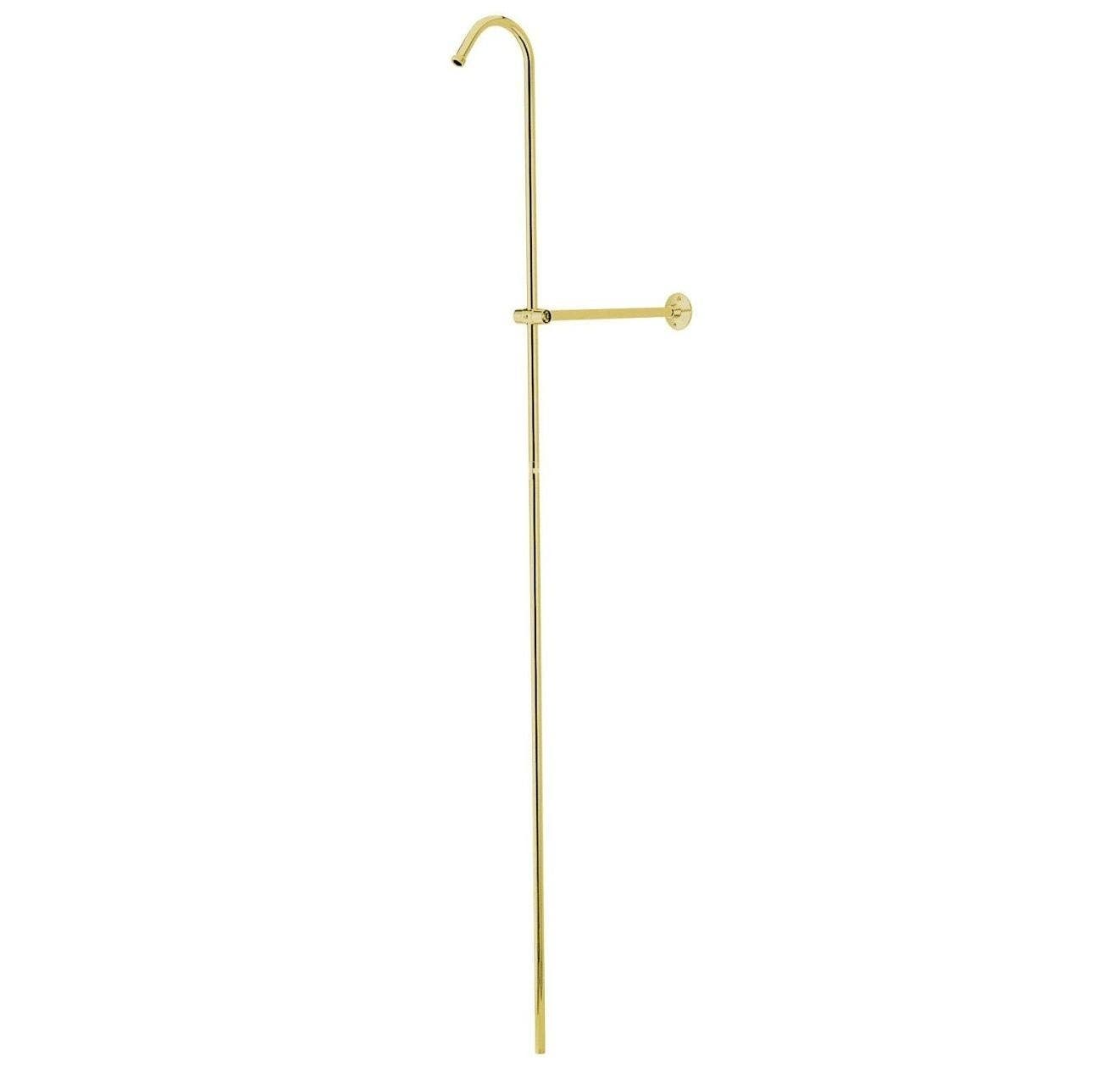 Kingston: Vintage Shower Riser and Wall Support Poli 2048752 | Material ...