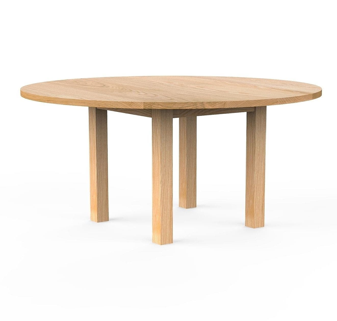 Vermont Farm Table: Square Round Table Ash 1892865 | Material Bank
