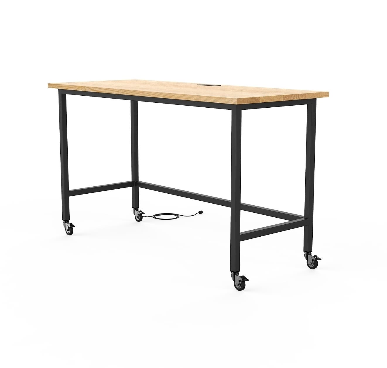 Vermont Farm Table: Standing Maker Desk Ash 1893298 | Material Bank