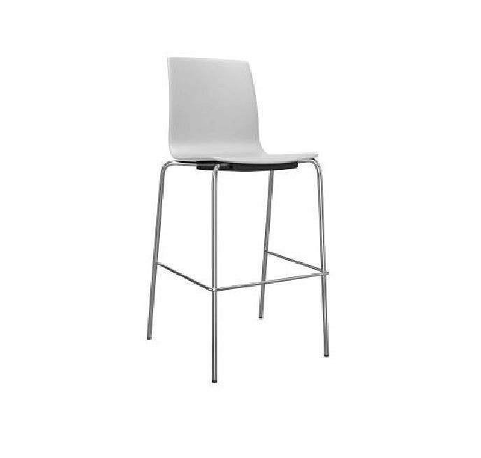 Dauphin: Cempa 4 Post Bar Stool Poly Shell 2152661 | Material Bank