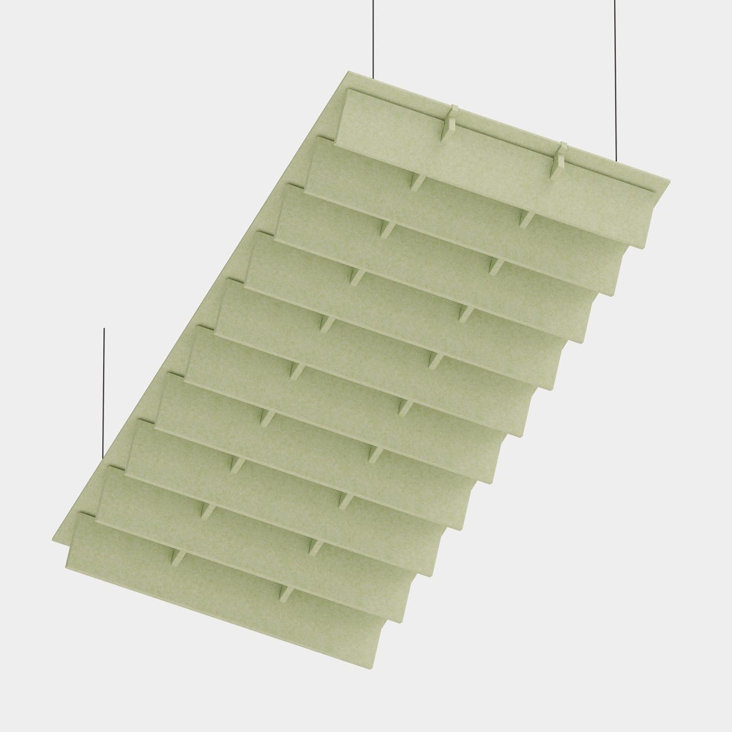 Louvre Grid Acoustic Ceiling Tile | Material Bank