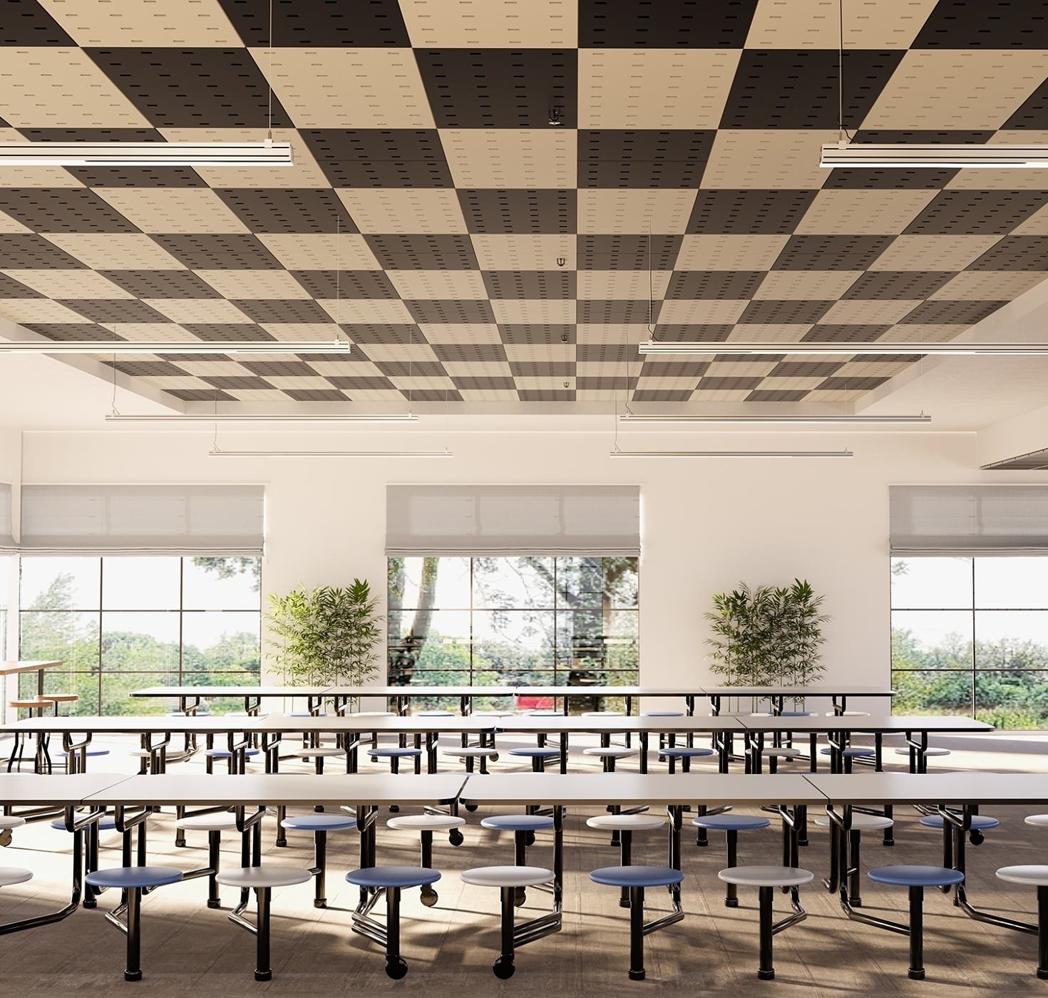 Acoufelt: Pixel, Rectangle Ceiling Panels 2838994 | Material Bank