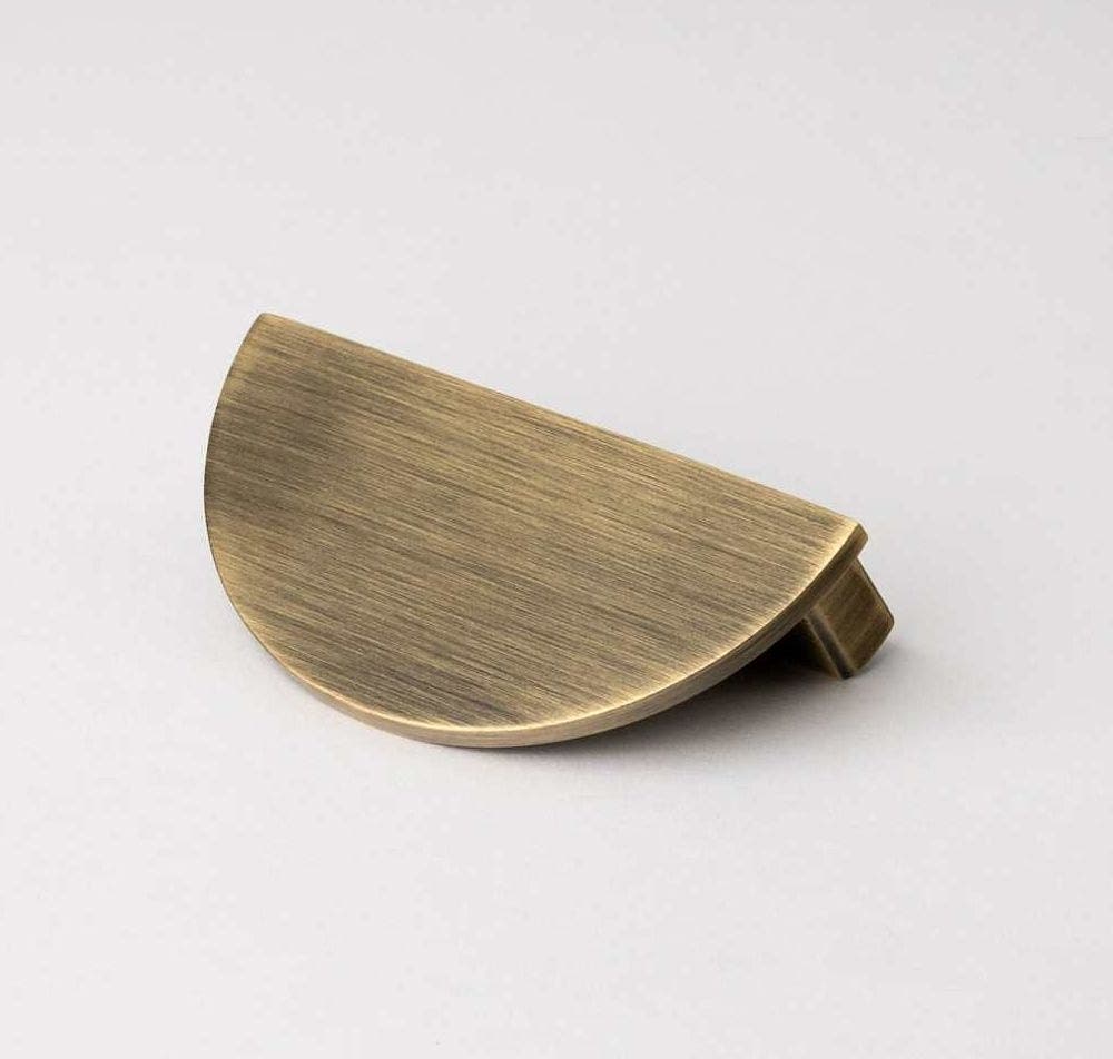 Inspire Hardware: Demi Lune Solid Brass Half Moon Ca 2569662
